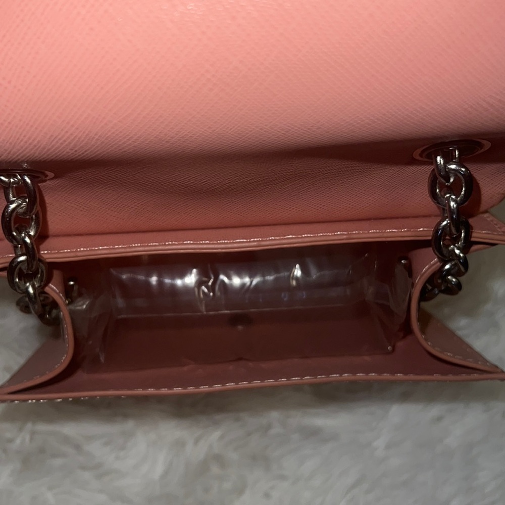 Zara Pink Mini Crossbody Bag w/Chain Strap - NWT - Picture 13 of 14